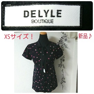 デイライル(Delyle)の新品♪XS(34サイズ)DELYLE BOUTIQUE 花柄 ブラウス(シャツ/ブラウス(半袖/袖なし))
