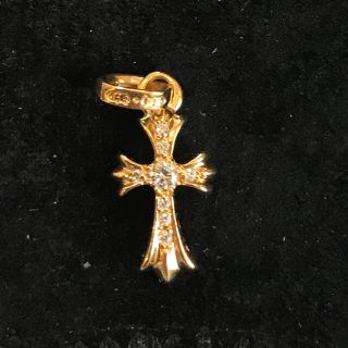 クロムハーツ(Chrome Hearts)のクロムハーツ/22k PAVEDIA ベイビーファット/ネックレストップ【中古】(ネックレス)