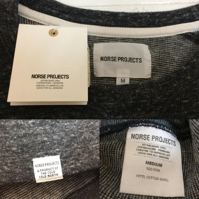 NORSE PROJECTS KETEL COTTON WOOL CREW M メンズのトップス(スウェット)の商品写真