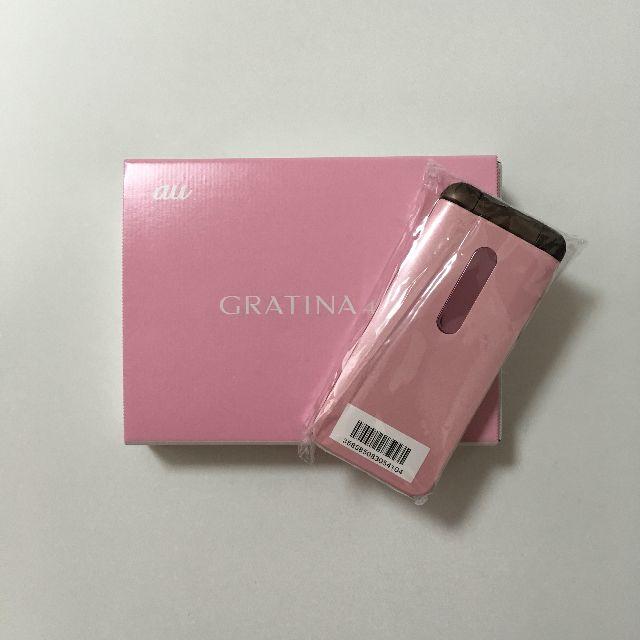 京セラ(キョウセラ)の新品　GRATINA4G　KYF31 ピンク　SIMフリー スマホ/家電/カメラのスマートフォン/携帯電話(携帯電話本体)の商品写真