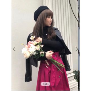 エイミーイストワール(eimy istoire)のeimy istoire♡即完売フェイクレザーライダースジャケット♡riii様(ライダースジャケット)