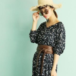 ローリーズファーム(LOWRYS FARM)の【美品】ローリーズファーム♡花柄ワンピース(ロングワンピース/マキシワンピース)