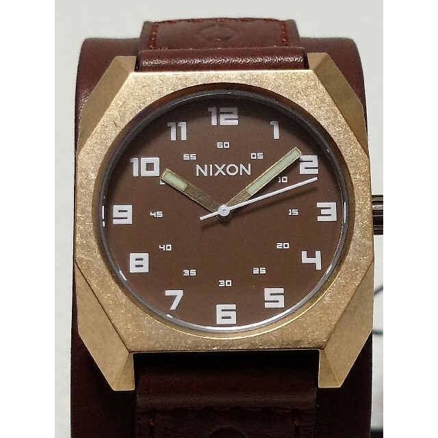 NIXON(ニクソン)の【未使用品】NIXON ニクソン スカウトレザー SS ゴールド 腕時計 メンズの時計(腕時計(アナログ))の商品写真