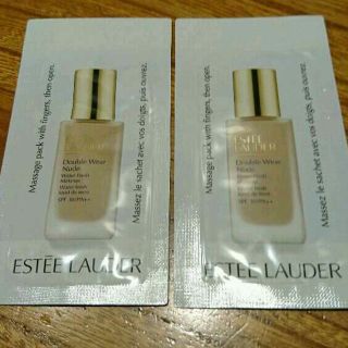 エスティローダー(Estee Lauder)のエスティローダー☆ ダブルウェアヌードウォーターフレッシュ サンプル(サンプル/トライアルキット)