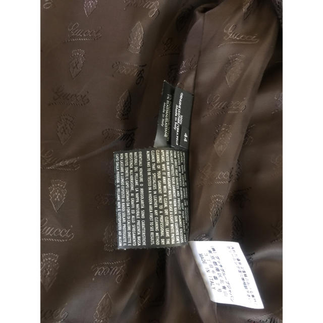 Gucci(グッチ)のGUCCI レザーブルゾン メンズのジャケット/アウター(ブルゾン)の商品写真