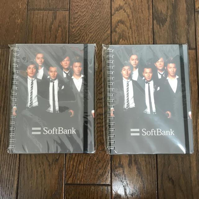 SMAP(スマップ)のSMAP SoftBank リングノート2冊 エンタメ/ホビーのタレントグッズ(アイドルグッズ)の商品写真