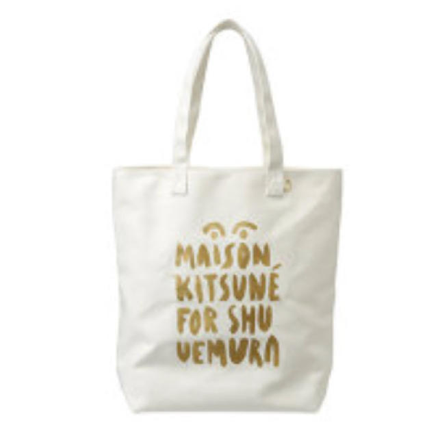 MAISON KITSUNE'(メゾンキツネ)のmaison kitsune×shu uemura＊tote bag レディースのバッグ(トートバッグ)の商品写真
