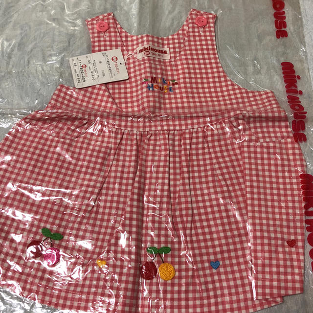 mikihouse(ミキハウス)の80cm ミキハウス ワンピース キッズ/ベビー/マタニティのベビー服(~85cm)(ワンピース)の商品写真