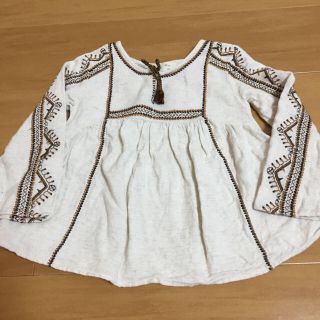 ザラ(ZARA)の刺繍ブラウス最終値下げ！(ブラウス)