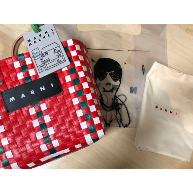 Marni(マルニ)の【最安】MARNI FLOWER CAFEピクニックバッグ レディースのバッグ(かごバッグ/ストローバッグ)の商品写真