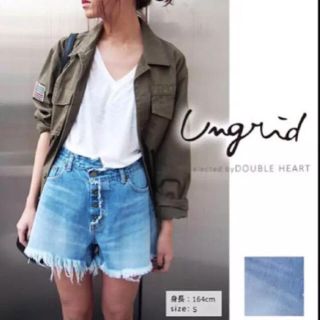 アングリッド(Ungrid)の専用☆リメイクデニムショートパンツ★ungrid(ショートパンツ)