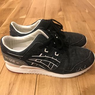 オニツカタイガー(Onitsuka Tiger)の美品☆ アシックスタイガー ゲルライト3 オカヤマデニムパック(スニーカー)