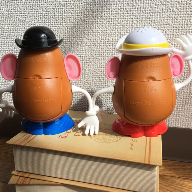 Disney(ディズニー)のMr&Mrs ポテトヘッド 置物 エンタメ/ホビーのおもちゃ/ぬいぐるみ(キャラクターグッズ)の商品写真