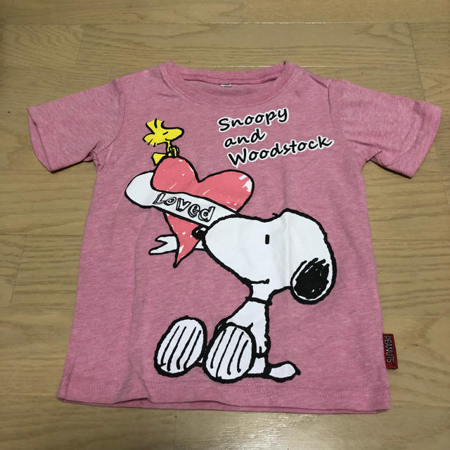 スヌーピーTシャツ  100cm キッズ/ベビー/マタニティのキッズ服男の子用(90cm~)(Tシャツ/カットソー)の商品写真