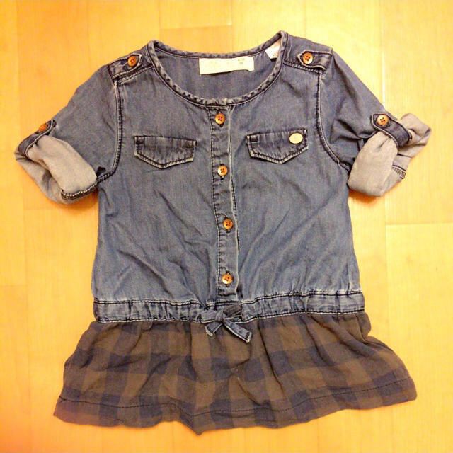 ZARA KIDS(ザラキッズ)の78センチ 9〜12ヶ月 ザラ キッズ/ベビー/マタニティのベビー服(~85cm)(ワンピース)の商品写真