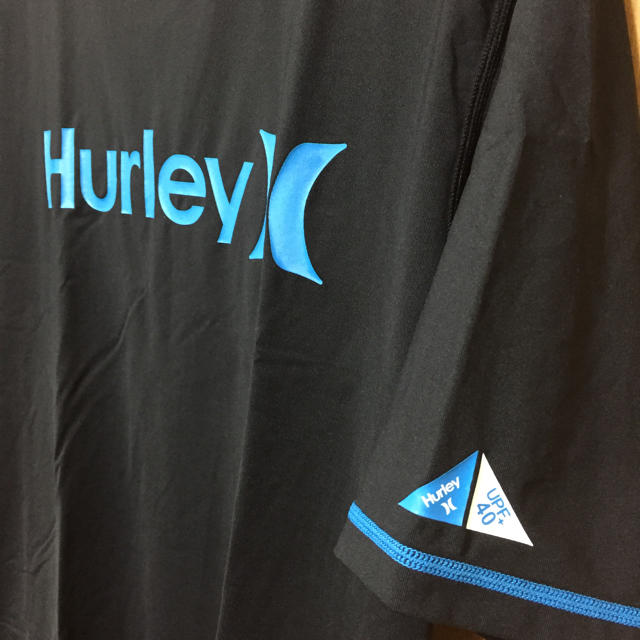 Hurley(ハーレー)のHurley ラッシュガード ブラック メンズのトップス(Tシャツ/カットソー(半袖/袖なし))の商品写真