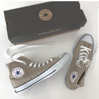 コンバース(CONVERSE)の新品 コンバース ベージュ 23.5 （箱付き未開封）(スニーカー)