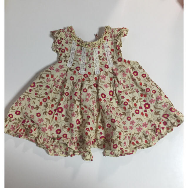 BeBe(ベベ)のbebe ワンピース 60 70 キッズ/ベビー/マタニティのベビー服(~85cm)(ワンピース)の商品写真