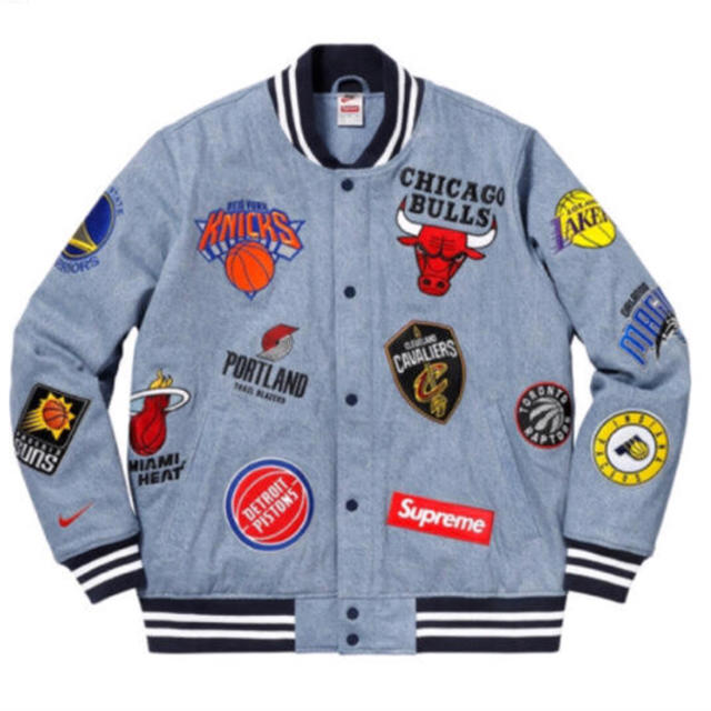 スタジャン Supreme - supreme / nike NBA Teams Warm-Up jacket