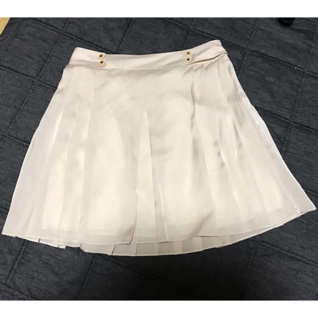 UNTITLED(アンタイトル)のプリーツスカート ピンクベージュ 入学入園 レディースのスカート(ひざ丈スカート)の商品写真