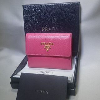 プラダ(PRADA)のプロフ必読様専用❤️PRADA カードケース付 コインケース ピンク❤️(コインケース)