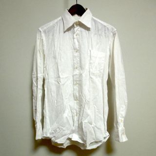 コムサイズム(COMME CA ISM)の【 COMME CA ISM 】 “Strip”White Shirt (シャツ)