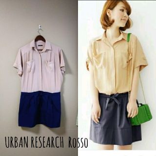 アーバンリサーチロッソ(URBAN RESEARCH ROSSO)のドッキングワンピース  ロッソ ドレス  アクアガール イエナ トゥモローランド(ひざ丈ワンピース)