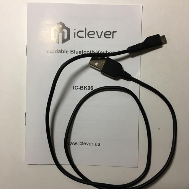 【新着商品】iClever Bluetooth キーボード 折りたたみ式 ワイヤ