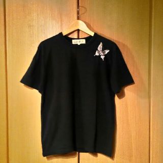 ヒロミチナカノ(HIROMICHI NAKANO)の蝶　刺繍Ｔシャツ　ヒロミチナカノ(Tシャツ/カットソー(半袖/袖なし))