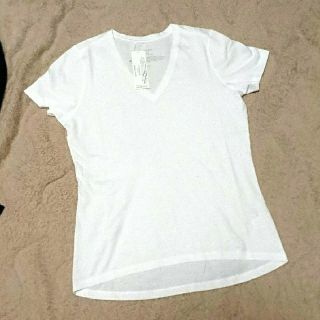 アズールバイマウジー(AZUL by moussy)のAZUL 無地Tシャツ ホワイト(Tシャツ(半袖/袖なし))