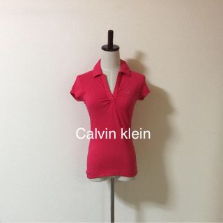 カルバンクライン(Calvin Klein)のCK可愛いポロシャツ美品❤️おまとめ割SALE開催中(カットソー(半袖/袖なし))