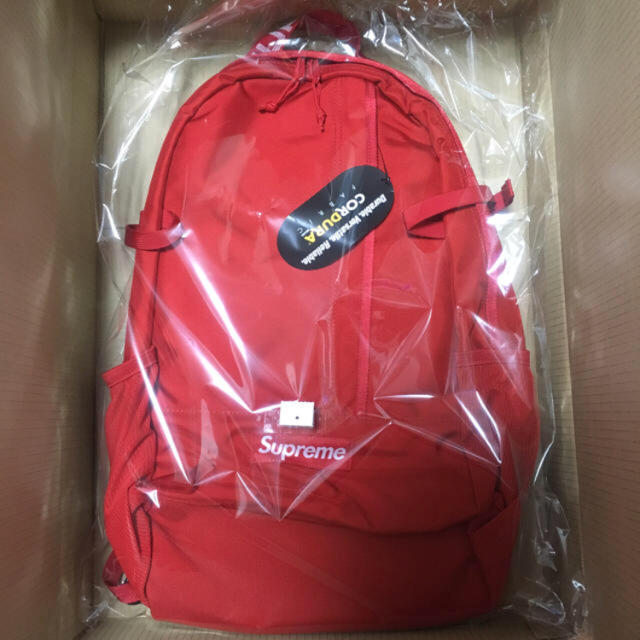 本物です supreme リュック バックパック レッド 本物です supreme リュック バックパック レッド