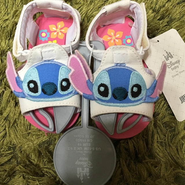 Disney(ディズニー)のスティッチのサンダル キッズ/ベビー/マタニティのベビー靴/シューズ(~14cm)(サンダル)の商品写真