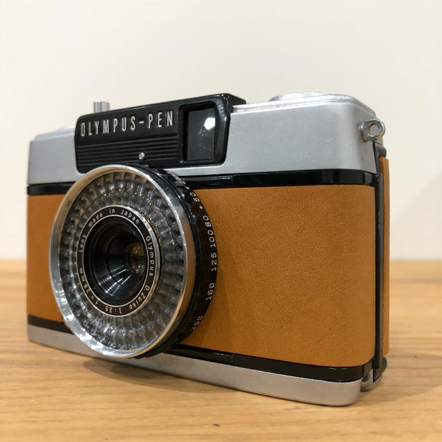 整備済・完動品】 OLYMPUS PEN EE-3 ブラウン-
