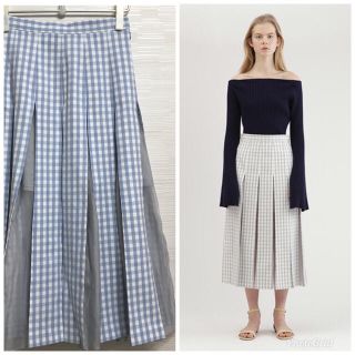 ジルスチュアート(JILLSTUART)のJILL STUART ギンガムチェック スカート(ロングスカート)