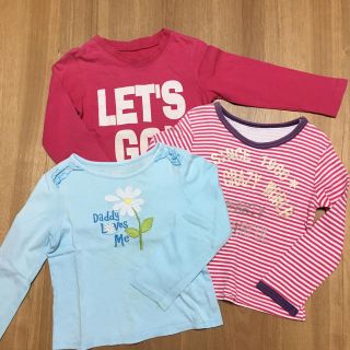 ジンボリー(GYMBOREE)のクレイジー8 まとめ売り 3枚セット 長袖Tシャツ 100(Tシャツ/カットソー)