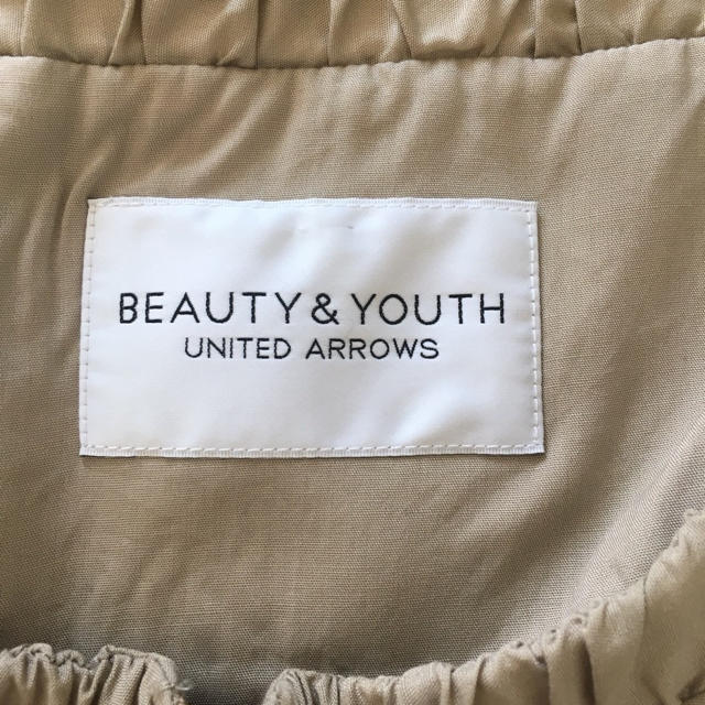 BEAUTY&YOUTH UNITED ARROWS(ビューティアンドユースユナイテッドアローズ)のビューティ&ユース＊七分袖ノーカラージャケット レディースのジャケット/アウター(ノーカラージャケット)の商品写真