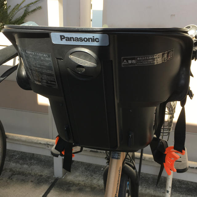 Panasonic(パナソニック)の[専用]パナソニック！自転車フロントチャイルドシート キッズ/ベビー/マタニティの外出/移動用品(自動車用チャイルドシート本体)の商品写真