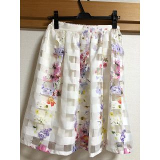 トッコ(tocco)のtocco closet★花柄スカート(ミニスカート)