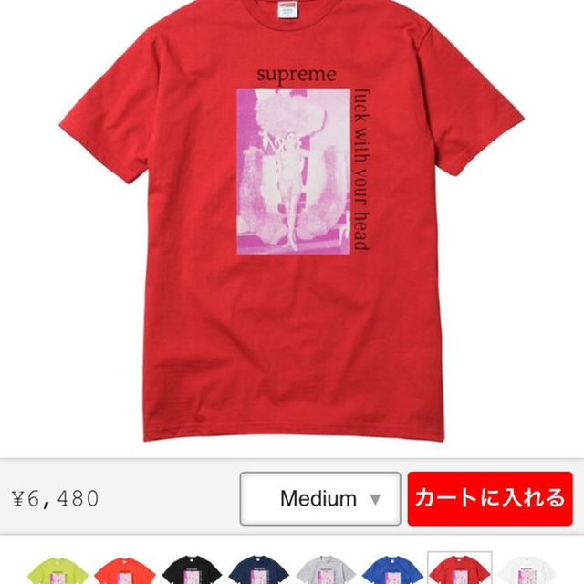 Supreme(シュプリーム)のsuprem Fuck With Your Head Tee メンズのトップス(その他)の商品写真