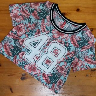 エイチアンドエム(H&M)のH&M ショート丈トップス(カットソー(半袖/袖なし))