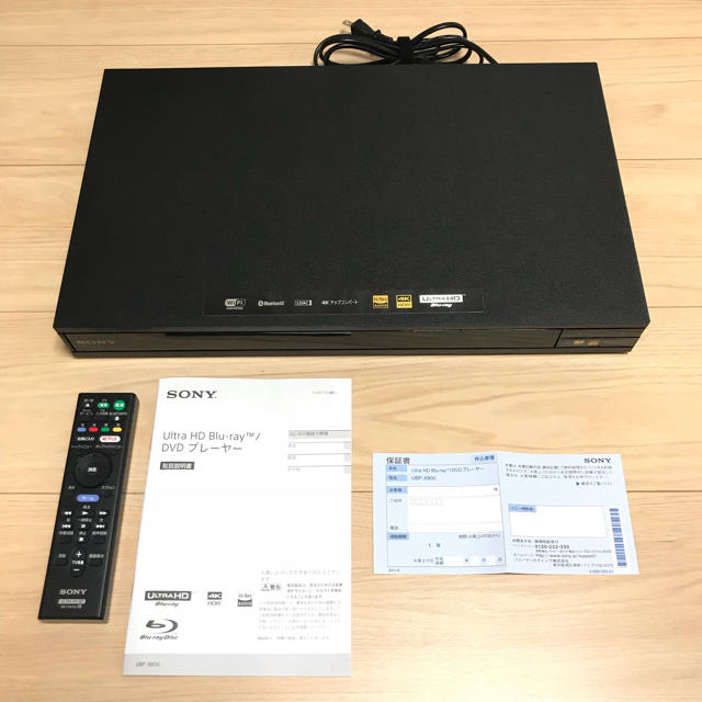 ソニー UBP-X800 UHD