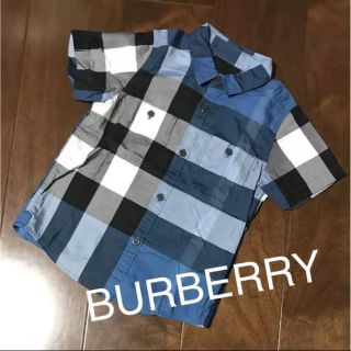 バーバリー(BURBERRY)の2回着用のみ☆ バーバリー ブルーチェック 半袖トップス(Tシャツ/カットソー)