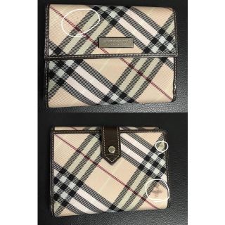 バーバリーブルーレーベル(BURBERRY BLUE LABEL)のバーバリー 二つ折り財布(財布)