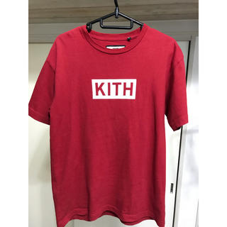 シュプリーム(Supreme)のkith xsサイズ 赤Tシャツ(Tシャツ/カットソー(半袖/袖なし))