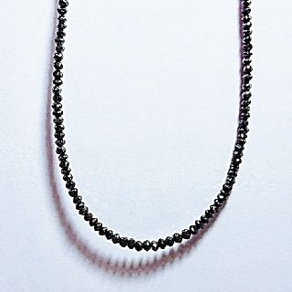 ジュエリーツツミ(JEWELRY TSUTSUMI)の【trisha様専用】K18WGブラックダイヤモンドネックレス 20ct(ネックレス)