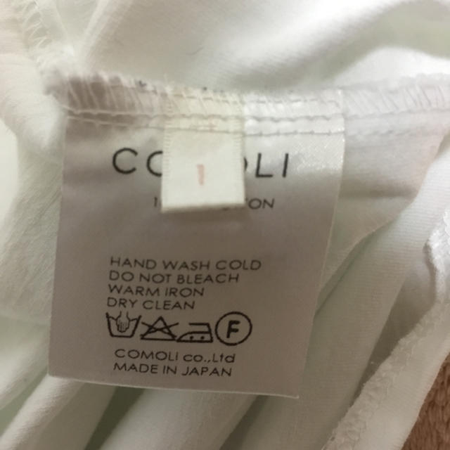 COMOLI(コモリ)のCOMOLI BOAT NECK SHORT SLEEVE ボートネックTシャツ メンズのトップス(Tシャツ/カットソー(半袖/袖なし))の商品写真
