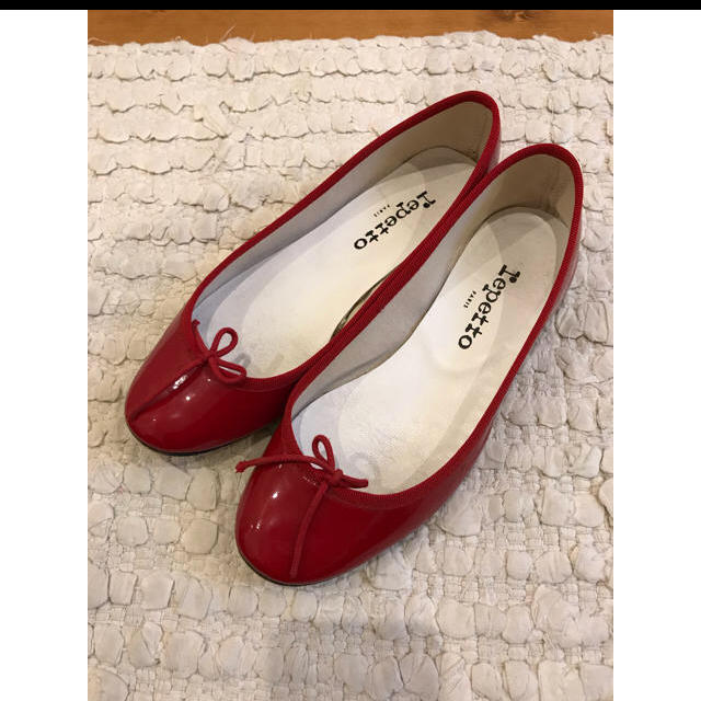 repetto(レペット)のレペット バレエシューズ レッド 37 レディースの靴/シューズ(バレエシューズ)の商品写真