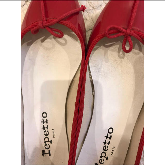 repetto(レペット)のレペット バレエシューズ レッド 37 レディースの靴/シューズ(バレエシューズ)の商品写真