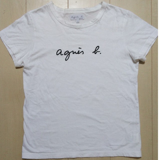 agnes b.(アニエスベー)のロゴカットソー ロゴTシャツ Ungrid トゥデイフル IENA KBF レディースのトップス(Tシャツ(半袖/袖なし))の商品写真